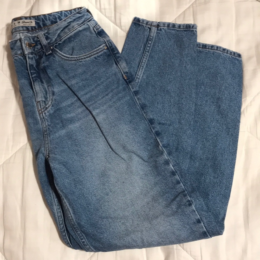 High waisted mom jeans